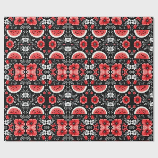 Palestine Watermelon Geschenkpapier (Flach)