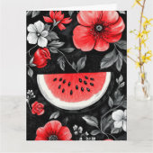 Palestine Watermelon Karte (Gelbe Blume)