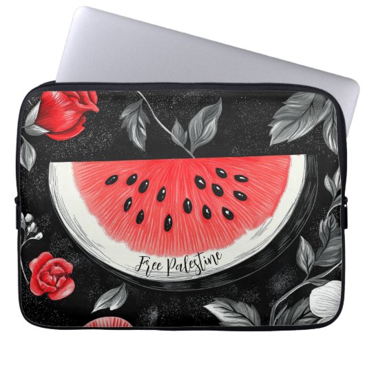 Palestine Watermelon Laptopschutzhülle (Vorderseite)