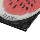 Palestine Watermelon Schneidebrett (Ecke)