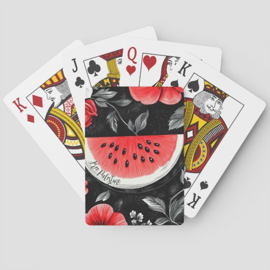 Palestine Watermelon Spielkarten (Rückseite)