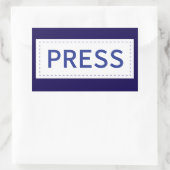 Palestine: We are Human, We are Equal Rechteckiger Aufkleber (Tasche)