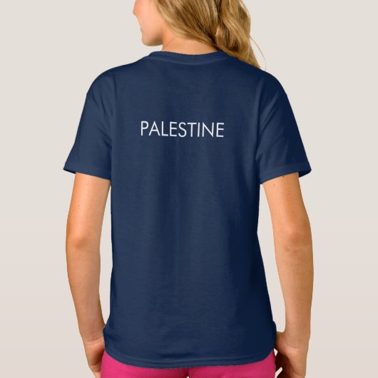 Palestine: We are Human, We are Equal T-Shirt (Rückseite)