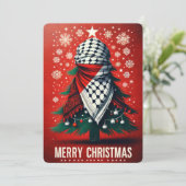 PALESTINE Weihnachtskarte (Stehend Vorderseite)