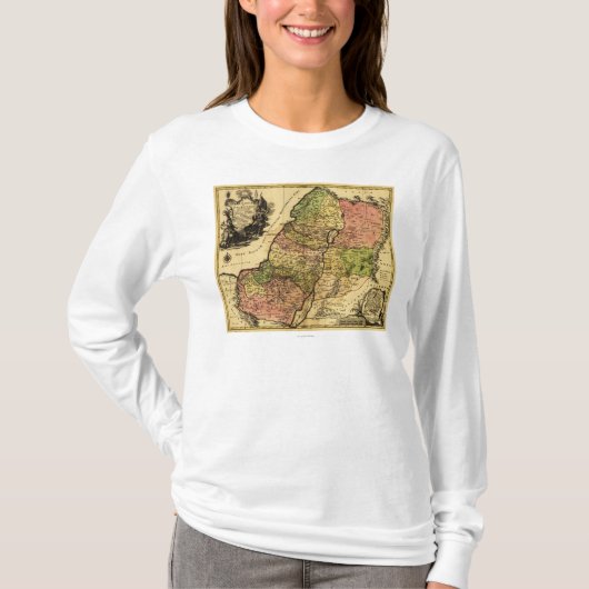 PalestinePanoramic MapPalestine 4 T-Shirt (Vorderseite)