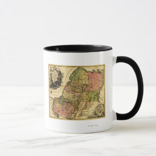 PalestinePanoramic MapPalestine 4 Tasse