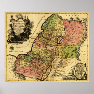 PalestinePanoramic MapPalestine 5 Poster