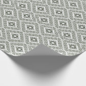 Palestinian Stitch Print Wrapping Paper Geschenkpapier (Ecke)