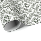 Palestinian Stitch Print Wrapping Paper Geschenkpapier (Rolleneckpunkt)