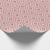 Palestinian Stitch Print Wrapping Paper Geschenkpapier (Ecke)