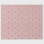 Palestinian Stitch Print Wrapping Paper Geschenkpapier (Flach)