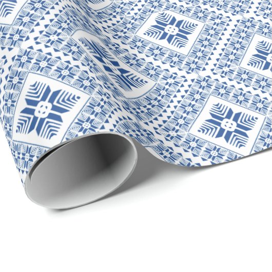 Palestinian Stitch Print Wrapping Paper Geschenkpapier (Rolleneckpunkt)