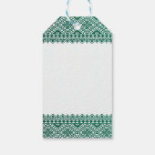 Palestinian Tatreez Print Gift Tags Geschenkanhänger (Rückseite)