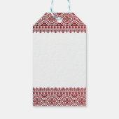 Palestinian Tatreez Print Gift Tags Geschenkanhänger (Rückseite)