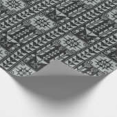 Palestinian Tatreez Print Wrapping Paper Geschenkpapier (Ecke)