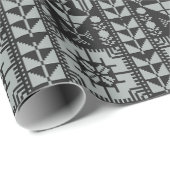 Palestinian Tatreez Print Wrapping Paper Geschenkpapier (Rolleneckpunkt)