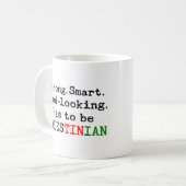 palestinisch stark kaffeetasse (Vorderseite Links)