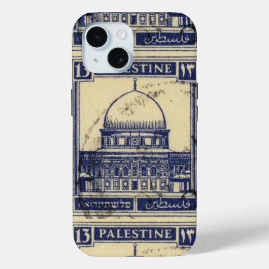 palestinische antike Briefmarke 1920 Case-Mate iPhone Hülle (Rückseite)