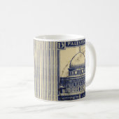 palestinische antike Briefmarke 1920 Kaffeetasse (VorderseiteRechts)
