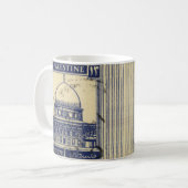 palestinische antike Briefmarke 1920 Kaffeetasse (Vorderseite Links)