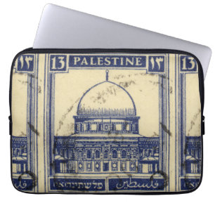 palestinische antike Briefmarke 1920 Laptopschutzhülle