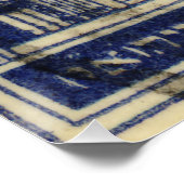 palestinische antike Briefmarke 1920 Poster (Ecke)