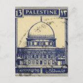 palestinische antike Briefmarke 1920 Postkarte (Vorderseite)