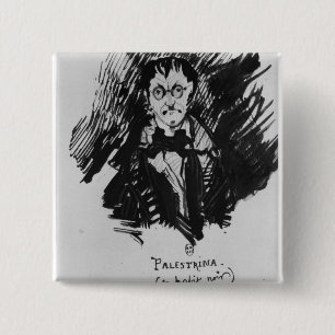 Palestrina in einem schwarzen Anzug Button