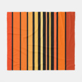 Palette der orangen Farblinien Fleecedecke (Vorderseite (Horizontal))