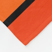 Palette der orangen Farblinien Fleecedecke (Ecke)