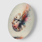 Palette der Schöpfung Große Wanduhr (Winkel)