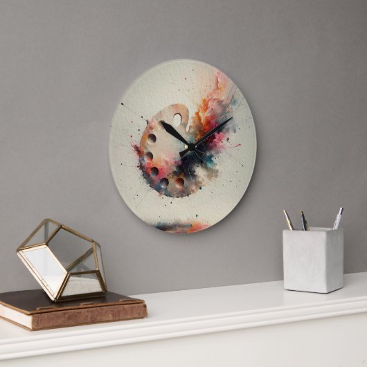 Palette der Schöpfung Große Wanduhr (Büro)