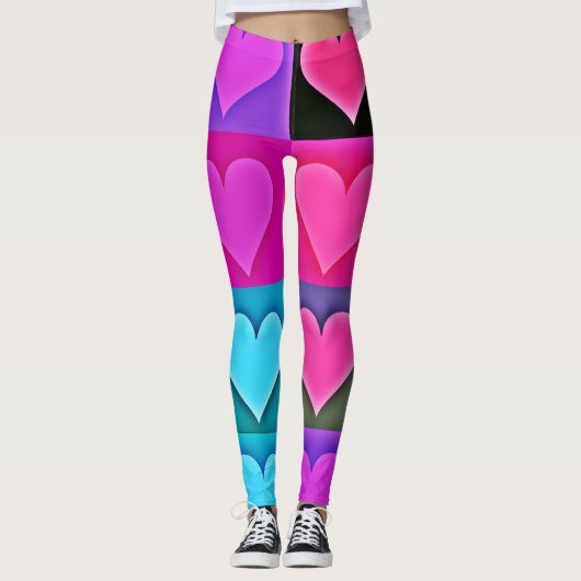 Palette der sichtbaren Liebe: Herzblut Leggings (Vorderseite)