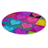 Palette der sichtbaren Liebe: Herzblut Schneidebrett (Ecke)