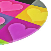 Palette der sichtbaren Liebe: Herzblut Schneidebrett (Ecke)