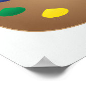 Palette des Künstlers Poster (Ecke)
