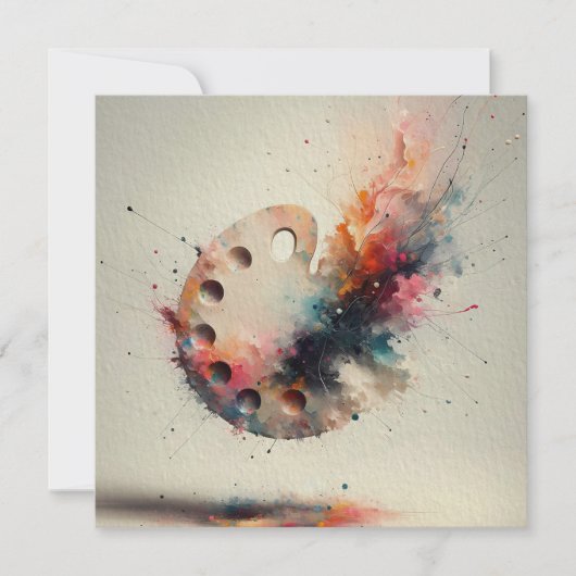 Palette of Creation Einladung (Vorderseite)