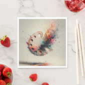 Palette of Creation Paper Napkin Serviette (Beispiel)