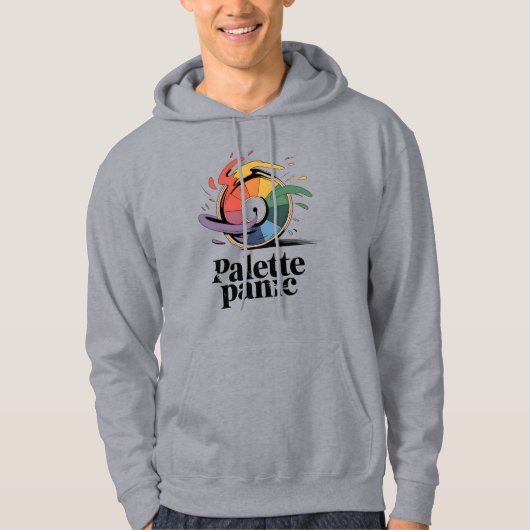 Palette Panic | Creative Chaos Mood Hoodie (Vorderseite)