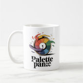 Palette Panik | Designerleben-Witz Kaffeetasse (Links)