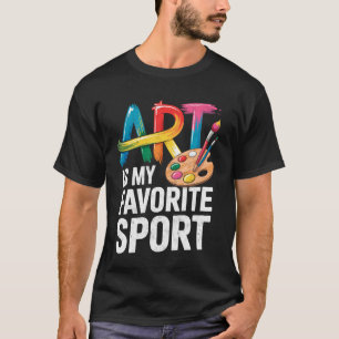 Palette & Pinsel Maler Tee Art ist mein Favorit