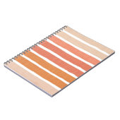 Palette Warmer Pinsel Strokes Notizblock (Linke Seite)