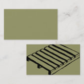 Paletten-Visitenkarten Visitenkarte (Vorne/Hinten)