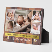 Palettenholz des ersten Vaters 5 FotoCollage Fotoplatte (Seite)
