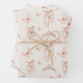 Palettenpumpen und Tiaras Geschenkpapier Set (Beispiel)