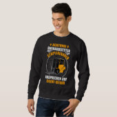 Palettenstapler Warehouse Logistiker-Sprichwort Sweatshirt (Vorne ganz)