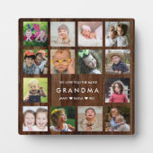 Palettenwald Wir Liebe Sie Oma 14 FotoCollage Fotoplatte (Vorderseite)
