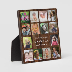 Palettenwald Wir Liebe Sie Oma 14 FotoCollage Fotoplatte