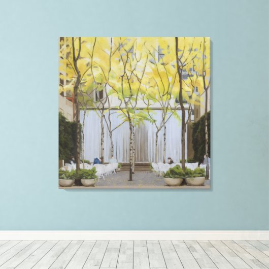 Paley Park Leinwand (Insitu (Holzboden))