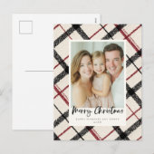 Palid Christmas classic Feiertagspostkarte (Vorne/Hinten)